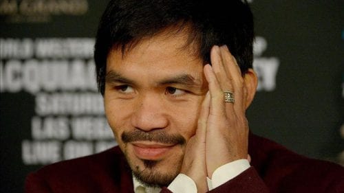 កីឡាប្រដាល់ល្បីឈ្មោះ​របស់ហ្វីលីពីន លោក Manny Pacquiao (រូបភាពពី boxingnewsonline)