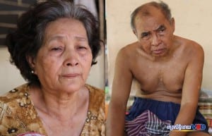 ម្តាយនិងឪពុករបស់លោក ស៊ុត ឌីណា(រូបថតដោយ ស៊ុន ណារិន)