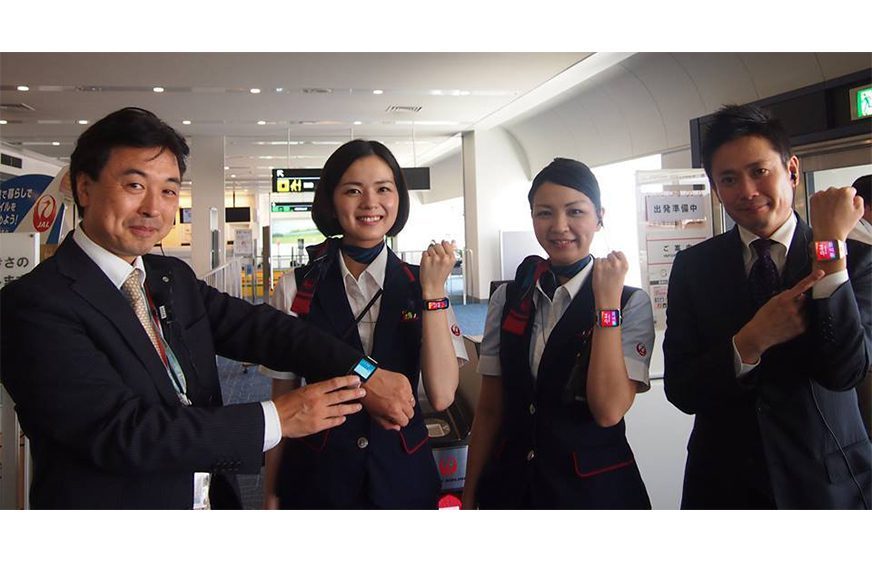 អ្នកបម្រើការងារលើយន្តហោះរបស់ក្រុមហ៊ុន Japan Airlines។ រូបភាព៖ ហ្វេសប៊ុក Japan Airlines
