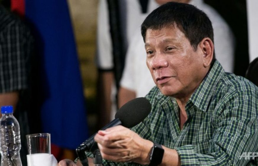 ប្រធានាធិបតីថ្មីរបស់ហ្វីលីពីនលោក ​Rodrigo Duterte (រូបភាពពី AFP)