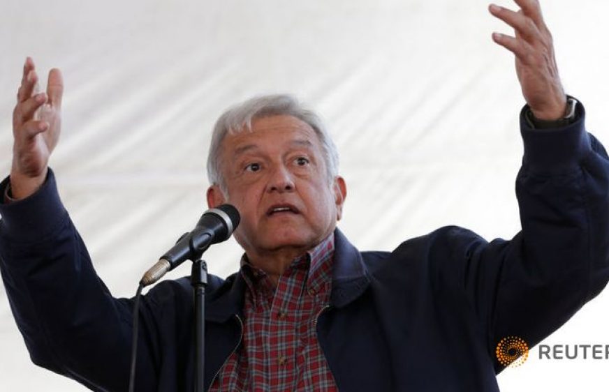មេដឹកនាំបក្សប្រឆាំង​ម៉ិចស៊ិក​លោក Andres Manuel Lopez Obrador (Reuters)