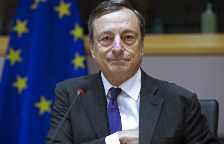 លោក ម៉ារីអូ ដ្រាហ្គី (Mario Draghi) នាយករដ្ឋមន្រ្តីអ៊ីតាលី។