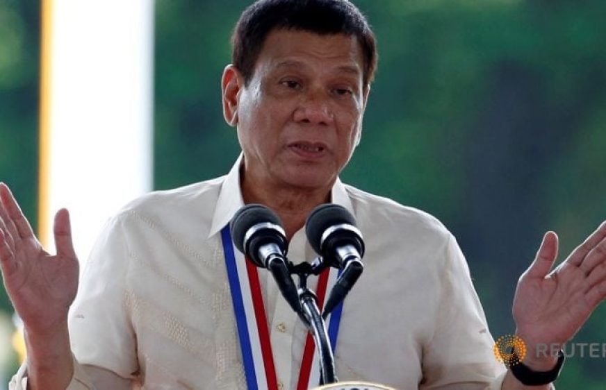 ប្រធានាធិបតីហ្វីលីពីន លោក Rodrigo Duterte (រូបភាពពី Reuters)