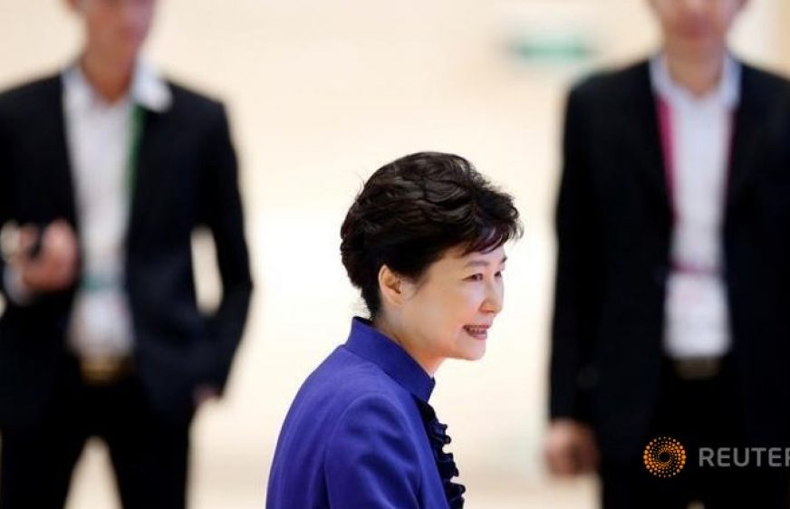 ប្រធានាធិបតី​កូរ៉េ​ខាង​ត្បូង អ្នកស្រី Park Geun-hye (រូបភាពពី Reuters)