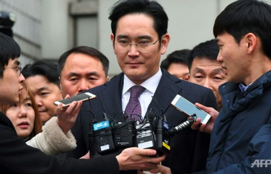 លោក លី ជែយ៉ុង នាយករងក្រុមហ៊ុន Samsung Electronics (រូបភាពពីទីភ្នាក់ងារ​ AFP)