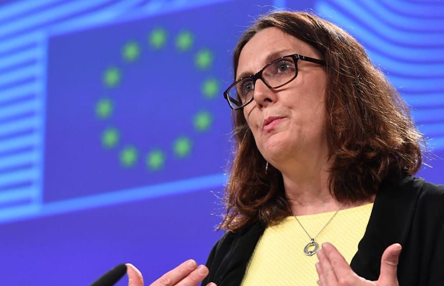 European Commissioner for Trade Cecilia Malmström | Emmanuel Dunand/AFP via Getty Images