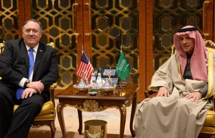US Secretary of State Mike Pompeo on Sunday arrived in Riyadh, where he is set to ask Saudi Crown Prince Mohammed bin Salman to ensure the killers of journalist Jamal Khashoggi are held accountable. Image: scmp.com