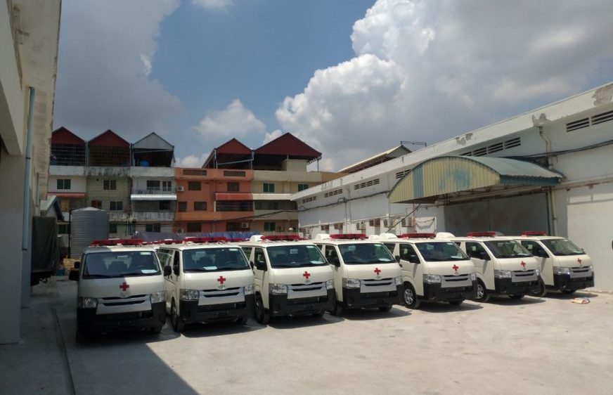 Japan handover of 30 Ambulances to cambodia