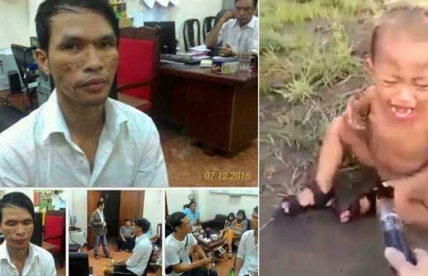 ជនដៃដល់ដែល​បាន​ធ្វើទារុណកម្ម​លើ​កុមារខ្មែរ​(រូប​ភាពពី​បណ្តាញ​សង្គម)