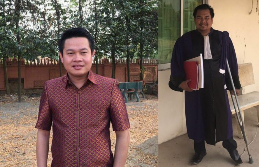 អនុប្រធាន​សាលា​ដំបូង​ខេត្ត​កំពង់ស្ពឺលោក ម៉ែន វណ្ណៈ និងក្រឡា​បញ្ជីលោក ឈៀវ គឹមហាក់ (វេបសាយ)